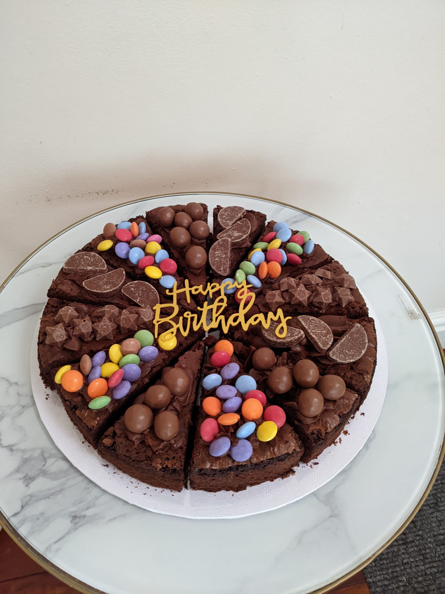 Assorted Chocolate Brownie Cake